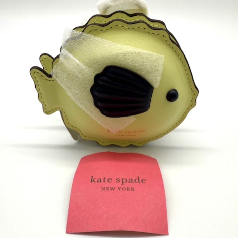 Kate Spade New York Puffy Fish Coin Purse~Simply Classic~FUN~